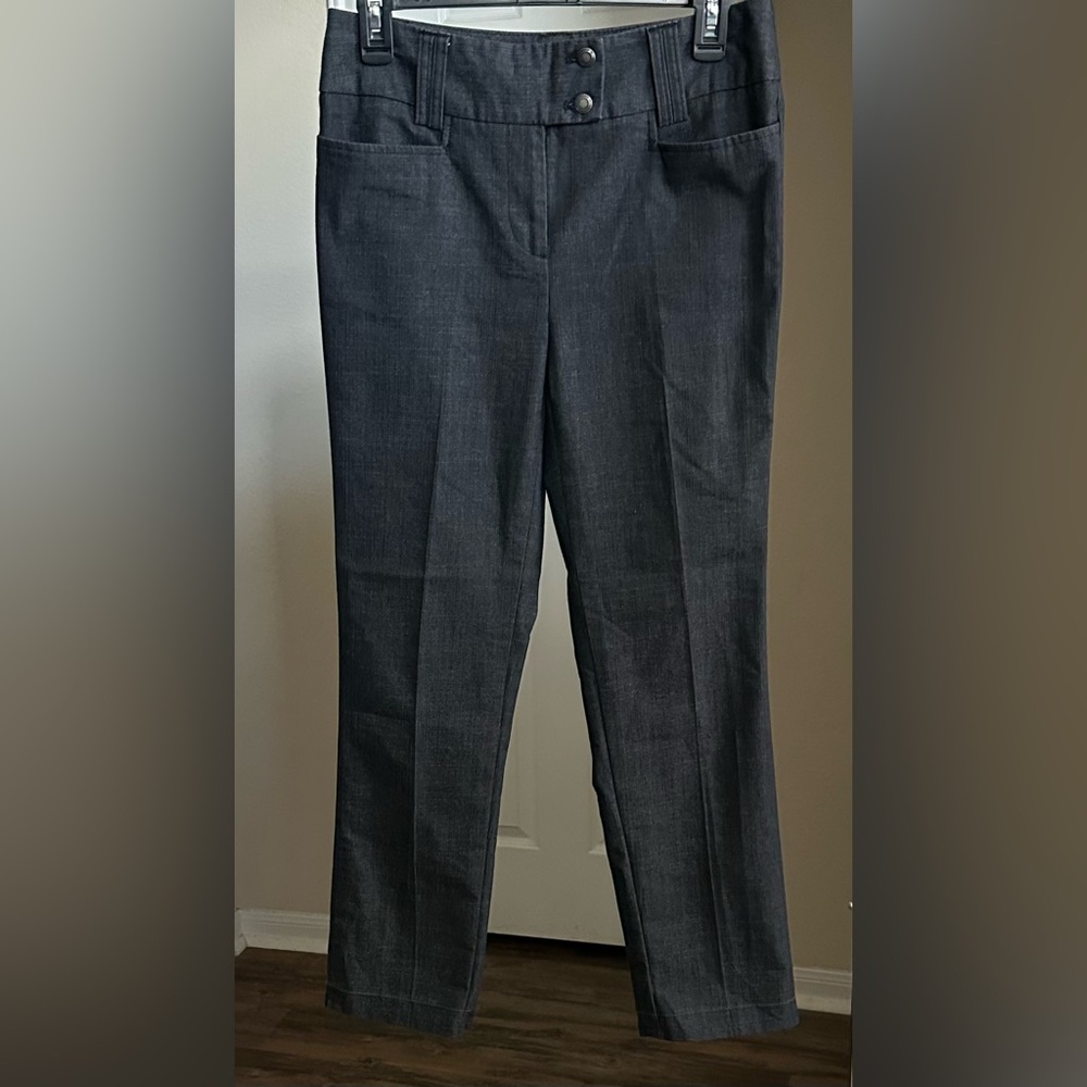 Cato Dark Gray Textured Pants